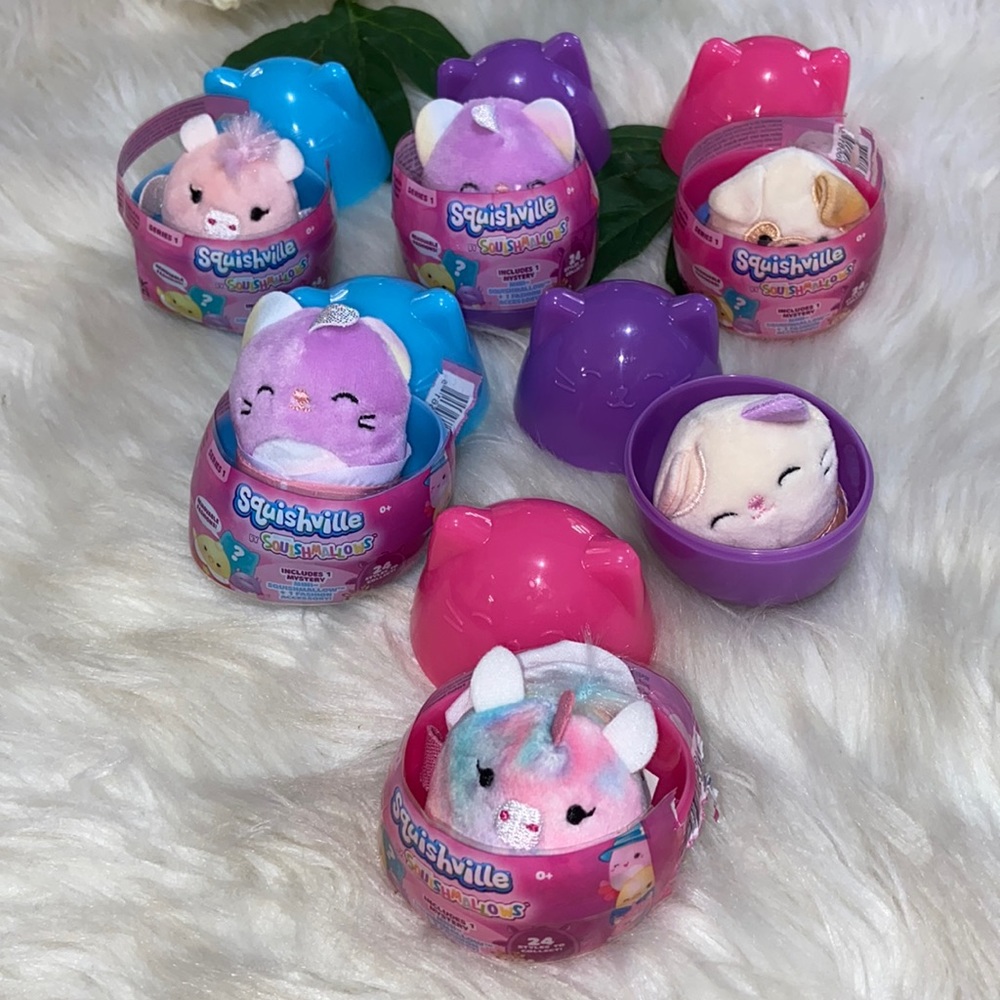 Squishville by Squishmallows 2” Mini Squishmallow with Fashion Accessory Set 6